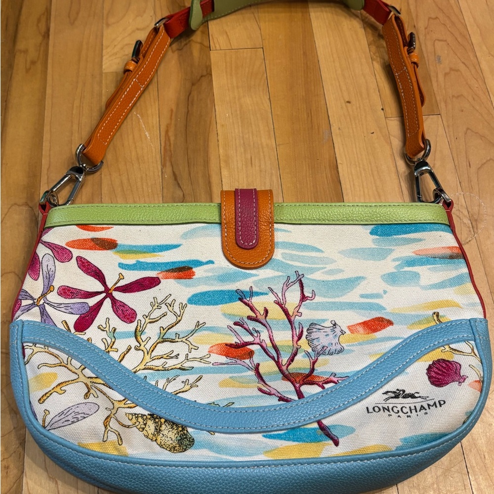 Long champ nautical Women's Shoulder Bag Limited edition trésor des îles - Picture 5 of 7